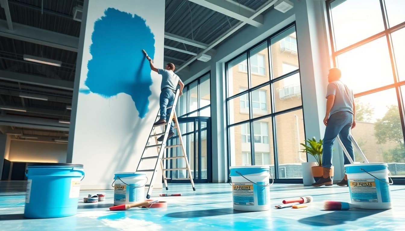 Enhance your space with commercial paint services delivered by skilled professionals.