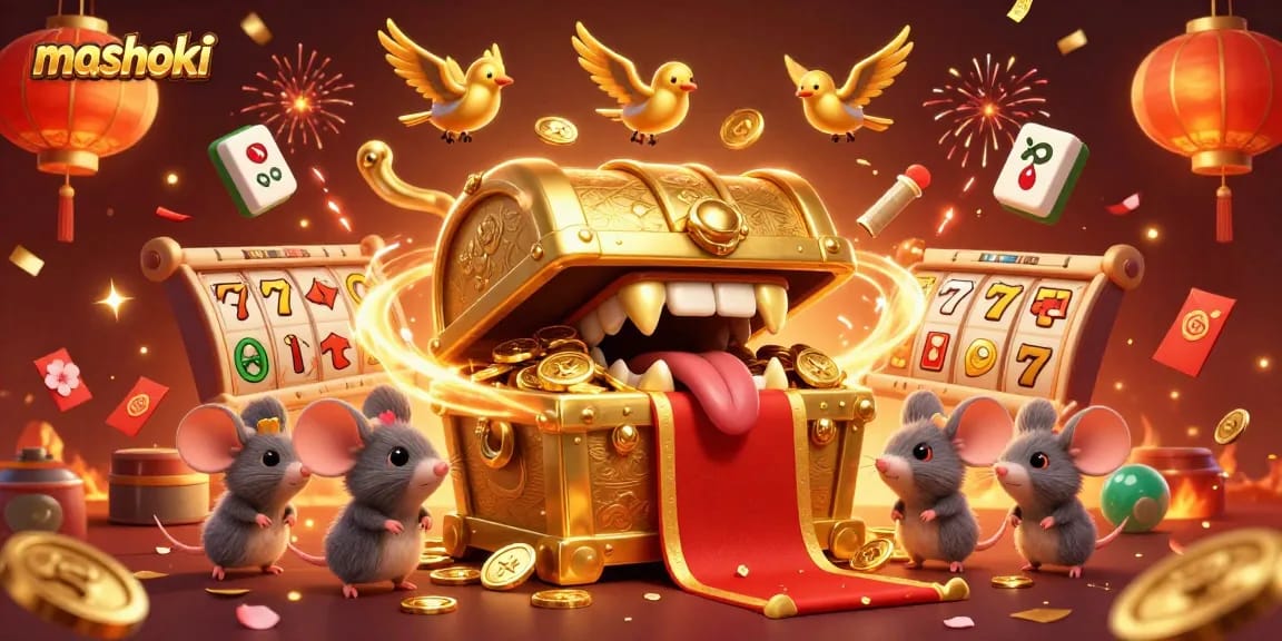 Engage with mashoki's thrilling slots where the treasure chest beckons adventurers to play!