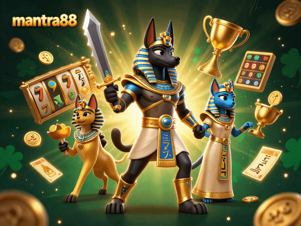 Experience thrilling gameplay with mantra88, featuring rich slot elements and dynamic characters.