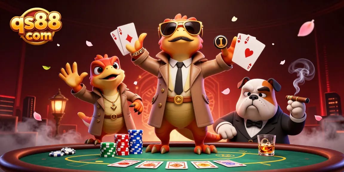 Experience the excitement of qs88 com as raptors cleverly disguise themselves to enter a VIP casino scene.