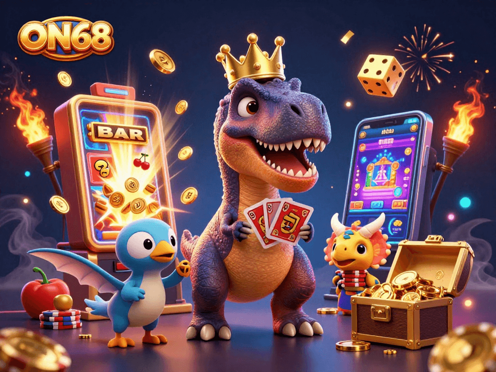 Experience thrilling gameplay and winning strategies at ON68 with exciting slot machines and vibrant casino action.