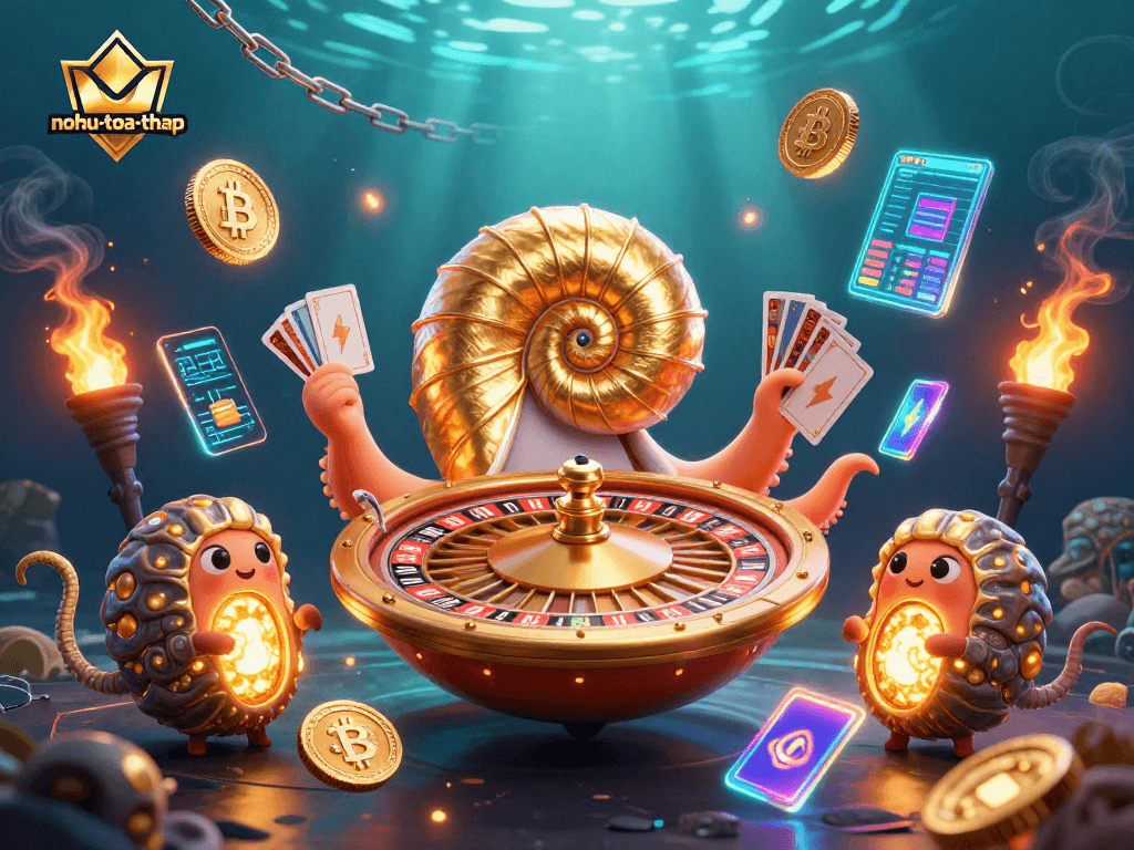 Create exhilarating gameplay in nohu-toa-thap by spinning the golden roulette and winning rich rewards.