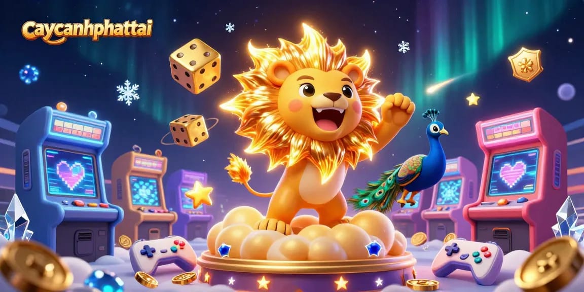 Engage with caycanhphattai as a colorful 3D casino adventure featuring winning elements and joyful themes.