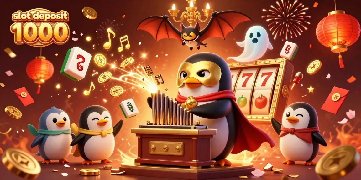 Experience thrilling wins with our slot deposit 1000 game, featuring vibrant characters and dynamic casino elements.