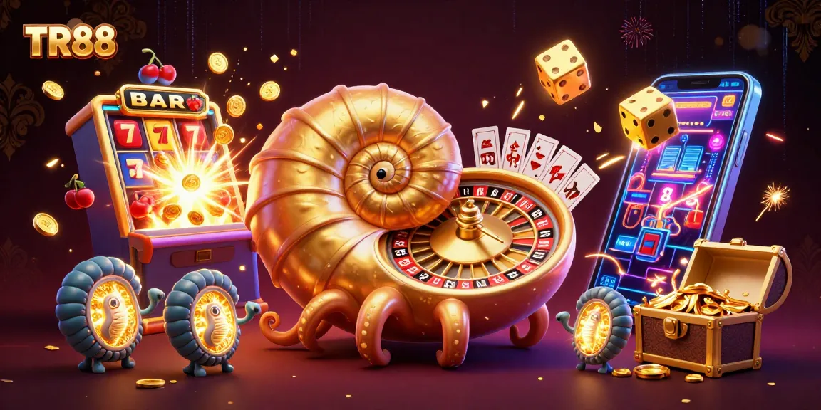 Engage in vibrant TR88 casino experiences with lively characters and exciting game elements.