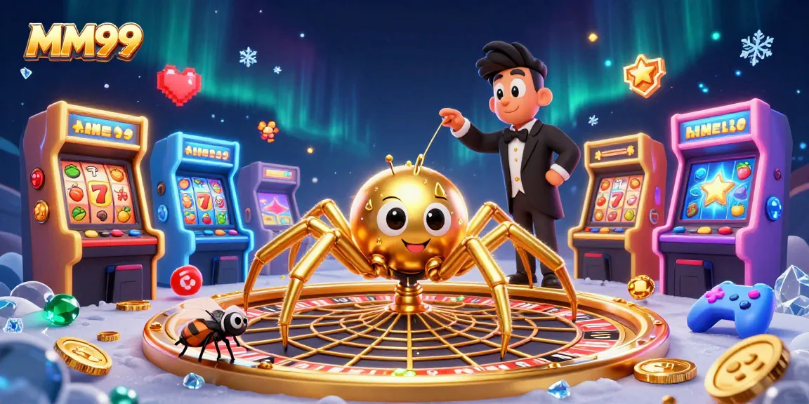 Experience thrilling gaming with MM99's vibrant 3D casino adventure showcasing unique character designs.
