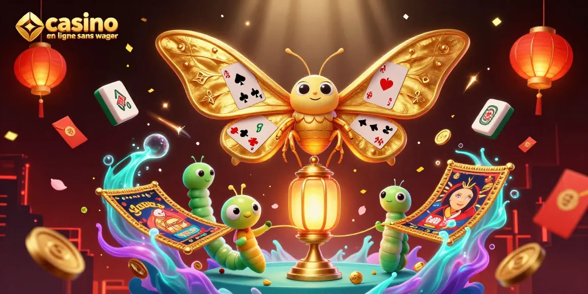 Venez découvrir le casino en ligne sans wager dans une illustration captivante pleine de couleurs et d'énergie.
