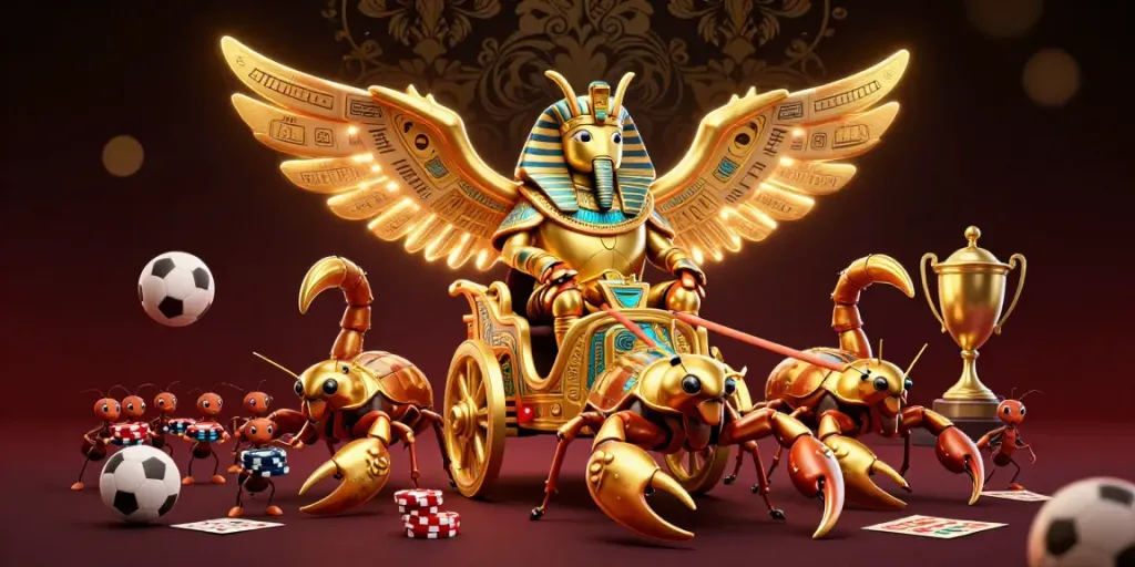Experience thrilling sports betting action with the vibrant and dynamic ดูบอลสด promotional illustration.