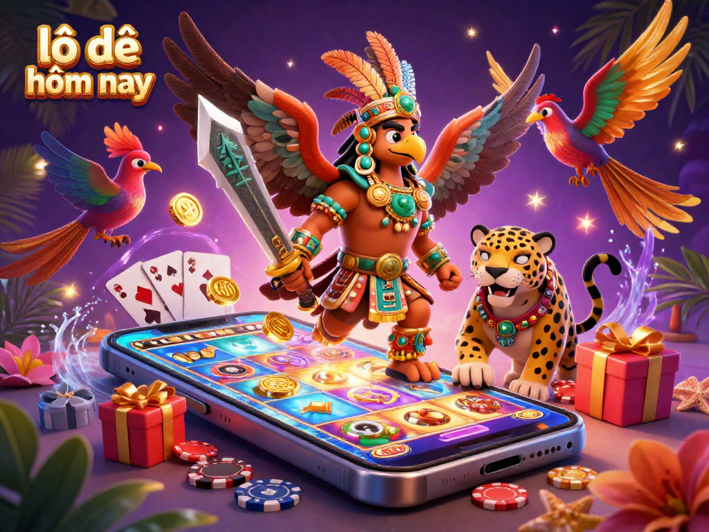 Experience the thrill of lô đề hôm nay with vibrant gaming visuals and captivating characters.