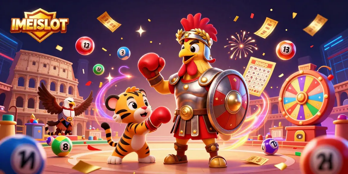 Experience exhilarating gameplay with IMEISLOT as a colorful array of lottery elements burst into action.