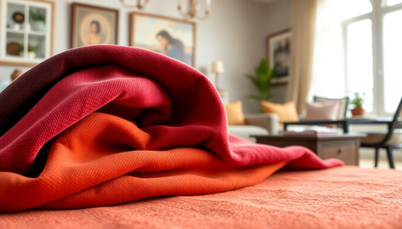 Explore lap stof with unique textures and colors for home decor.