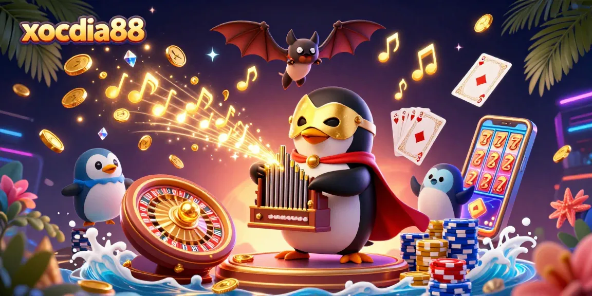 Experience exciting gameplay at xocdia88 with golden coins and a vibrant casino atmosphere.