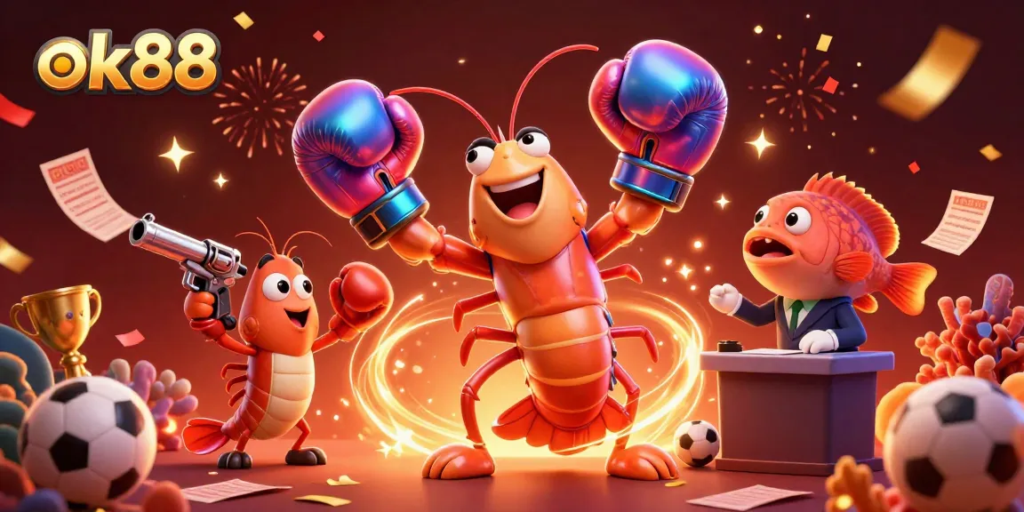 Engage in thrilling sports betting at ok88 with dynamic characters and vibrant casino elements.