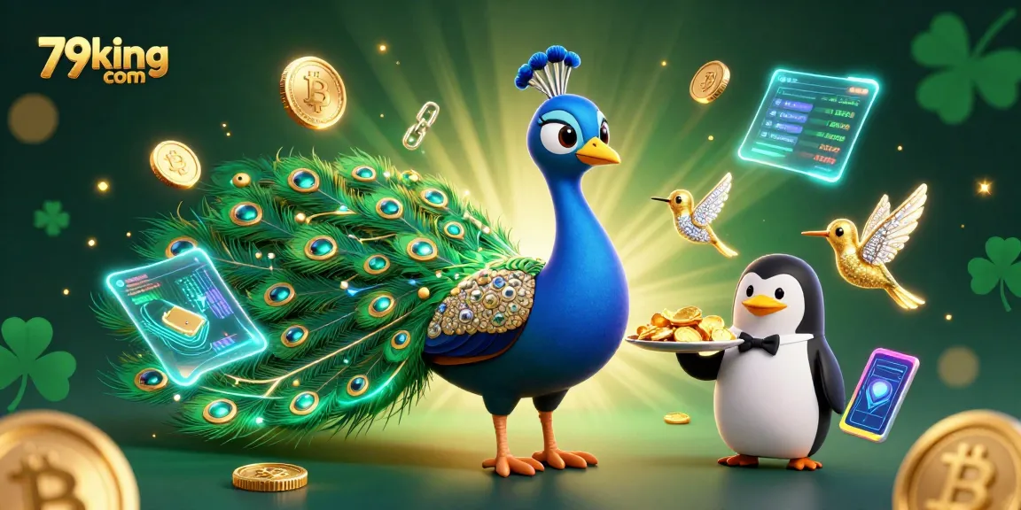 Experience exhilarating gameplay at 79king com with vibrant casino characters and digital currency elements.