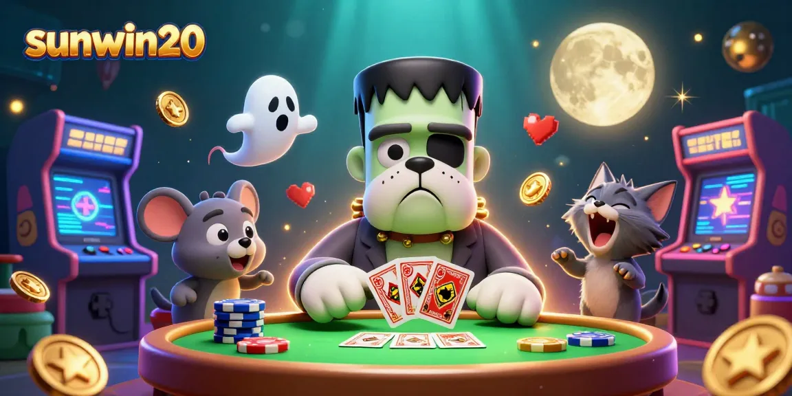 Experience sunwin20's exciting card games with a lively animated atmosphere and dynamic characters.