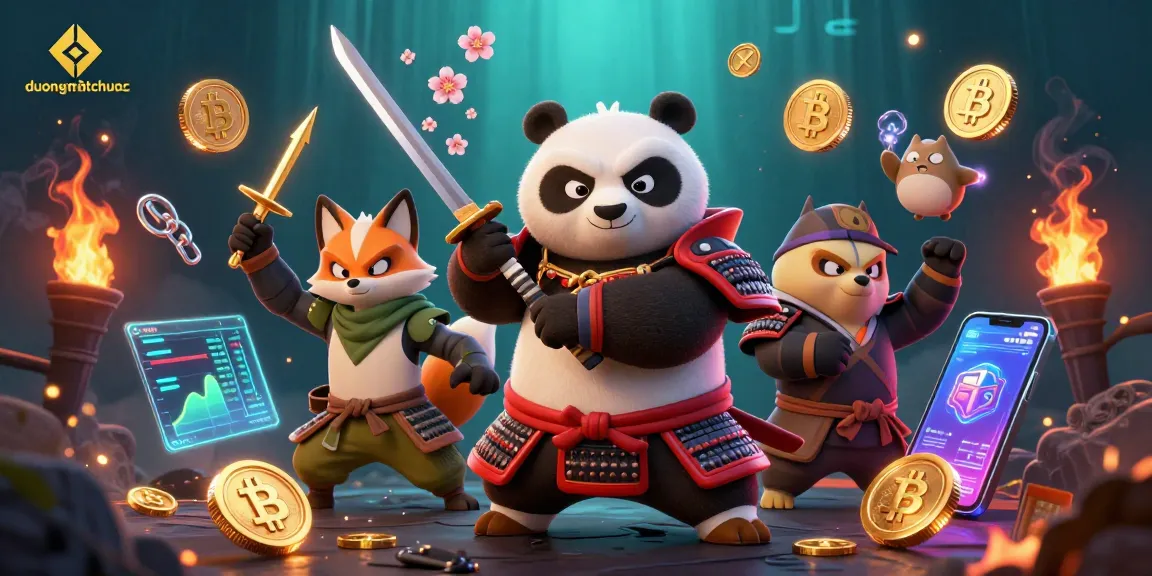 Win big with duongmatchuoc through exciting 3D cartoon adventures featuring vibrant characters and cryptocurrency elements.