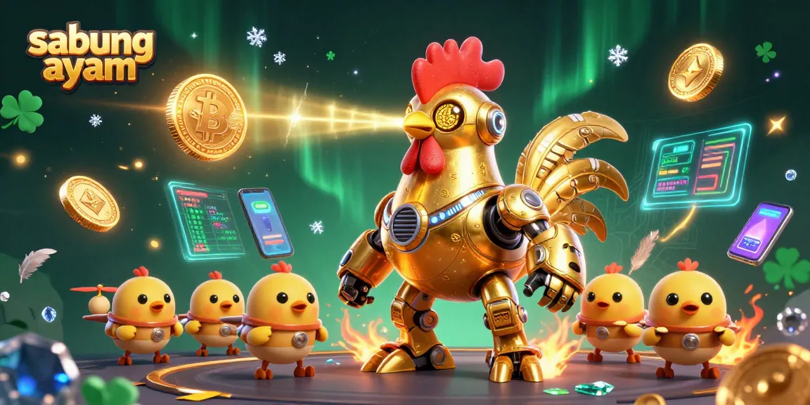 Watch the thrilling sabung ayam action unfold with a futuristic rooster robot and baby chick drones!