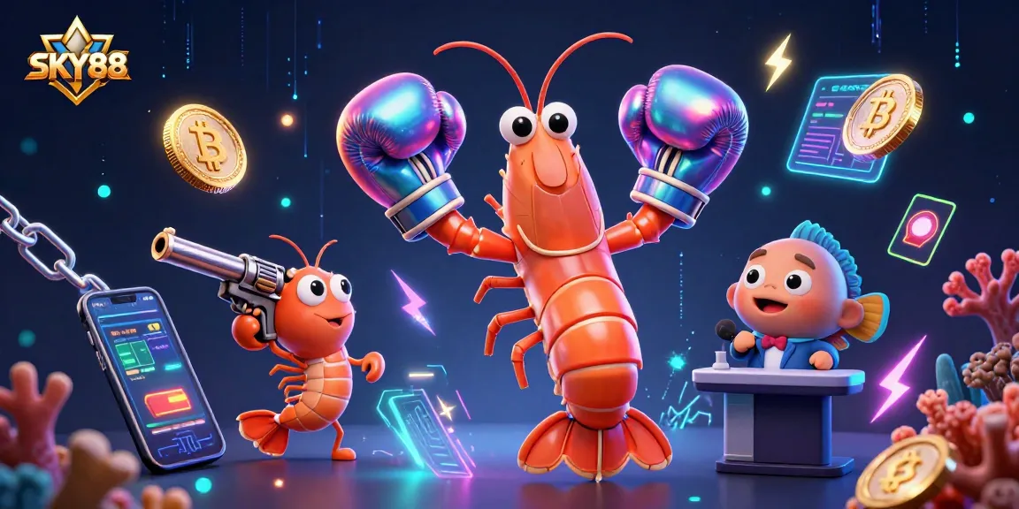Engage in thrilling gameplay with SKY88 featuring vibrant characters in a dynamic casino scene.