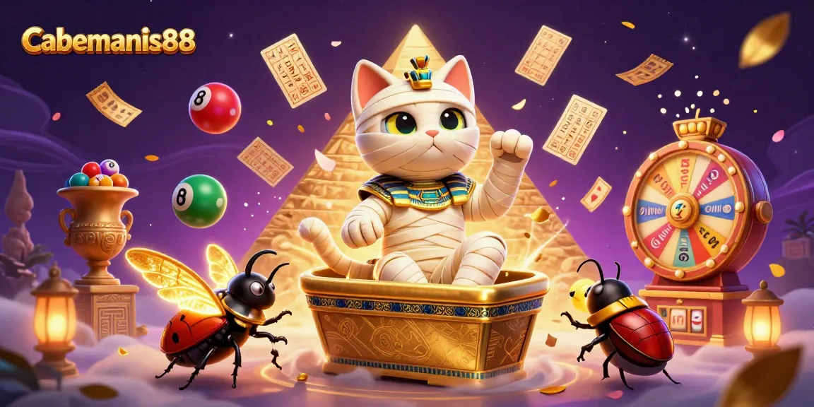Experience the excitement of Cabemanis88 with dynamic lottery action and captivating 3D characters.