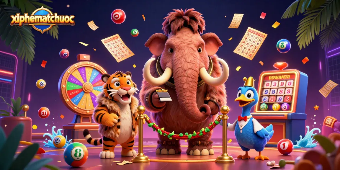 Xiphematchuoc brings an exciting casino experience with vibrant lottery elements and engaging characters.