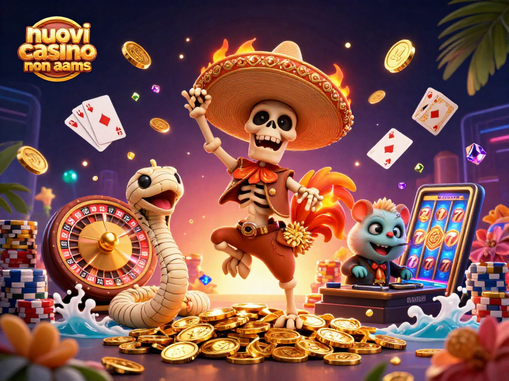 I nuovi casino non AAMS offrono avventure emozionanti con il nostro scheletro mariachi che balla su una montagna di monete dorate.