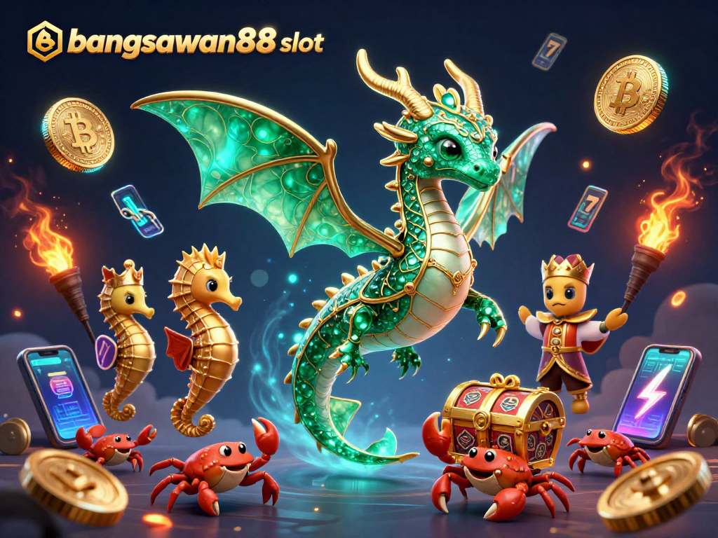 Experience excitement with bangsawan88 slot featuring magical sea creatures and vibrant casino elements.