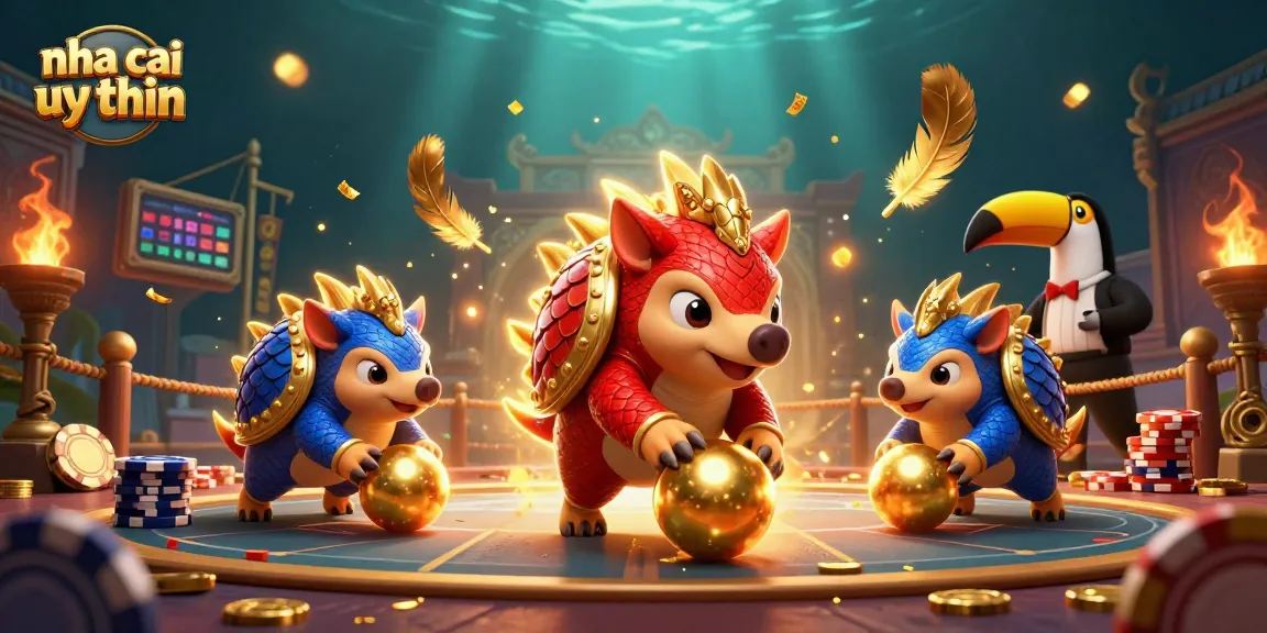 Play exciting games at nha cai uy tin featuring dynamic pangolins and vibrant casino elements.