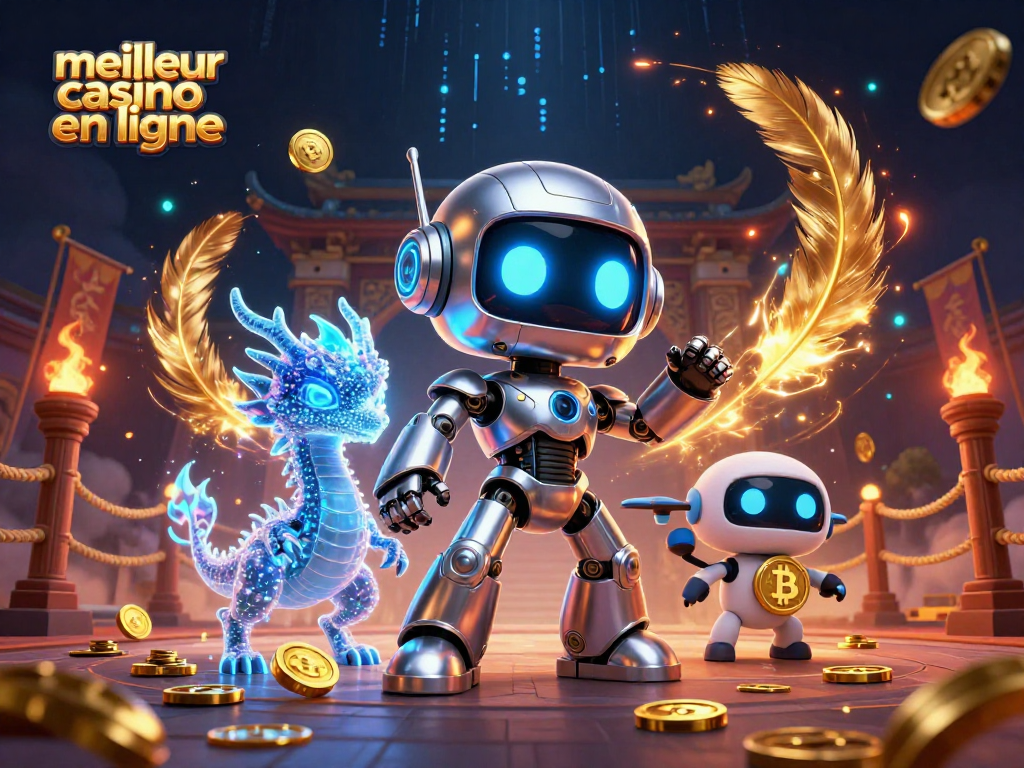 Jackpot et gains au meilleur casino en ligne dans une illustration dynamique et captivante.