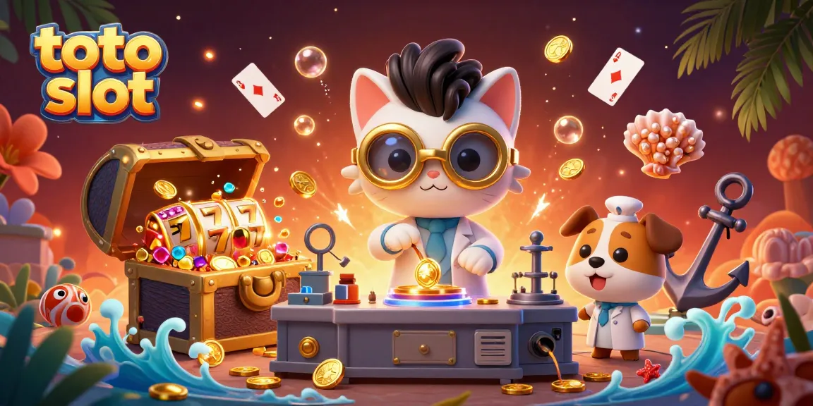 Experience thrilling adventures with toto slot as cartoon characters create gold coins in a vibrant casino.