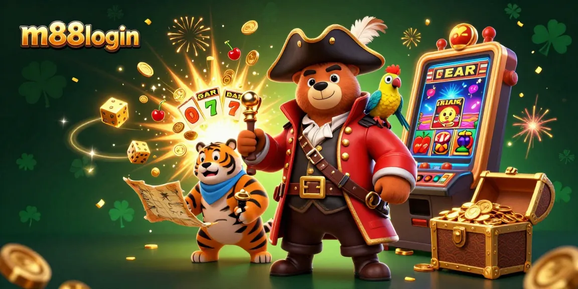 Win big with m88login as the pirate crew navigates the exciting world of online slots.