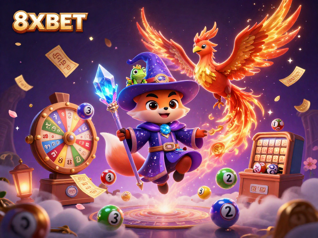 Join the thrill of 8XBET with captivating gaming elements and magical characters!