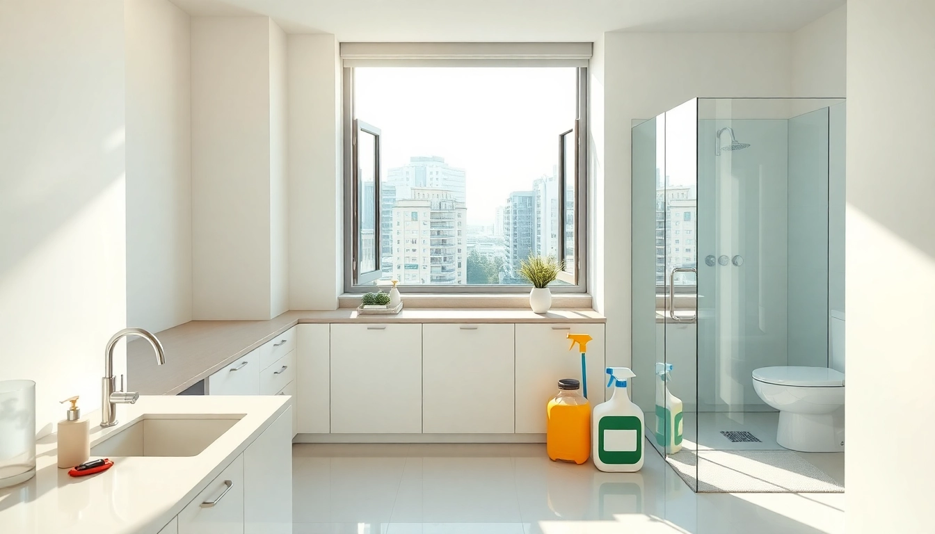 Showcasing professional Bond cleaning Logan service in a spotless, organized apartment highlighting cleanliness and attention to detail.