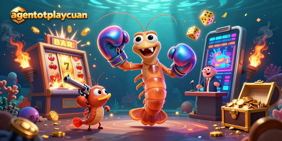 Play and win at agentotoplaycuan's vibrant online casino with thrilling slot scenes and captivating characters.