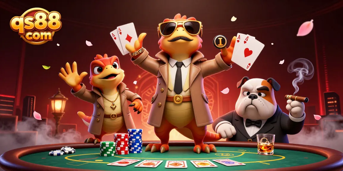 Experience the excitement of qs88 com as raptors cleverly disguise themselves to enter a VIP casino scene.