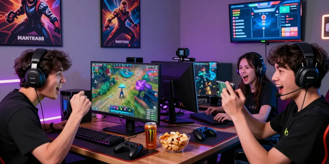 Players enjoying an exciting match on the MANTRA88 gaming platform, showcasing the thrill of online gaming.
