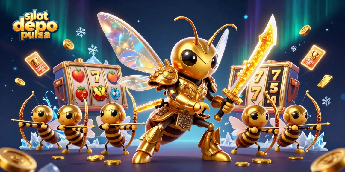 Engage in thrilling slot depo pulsa action with dynamic scenes of jackpots and lucky symbols.