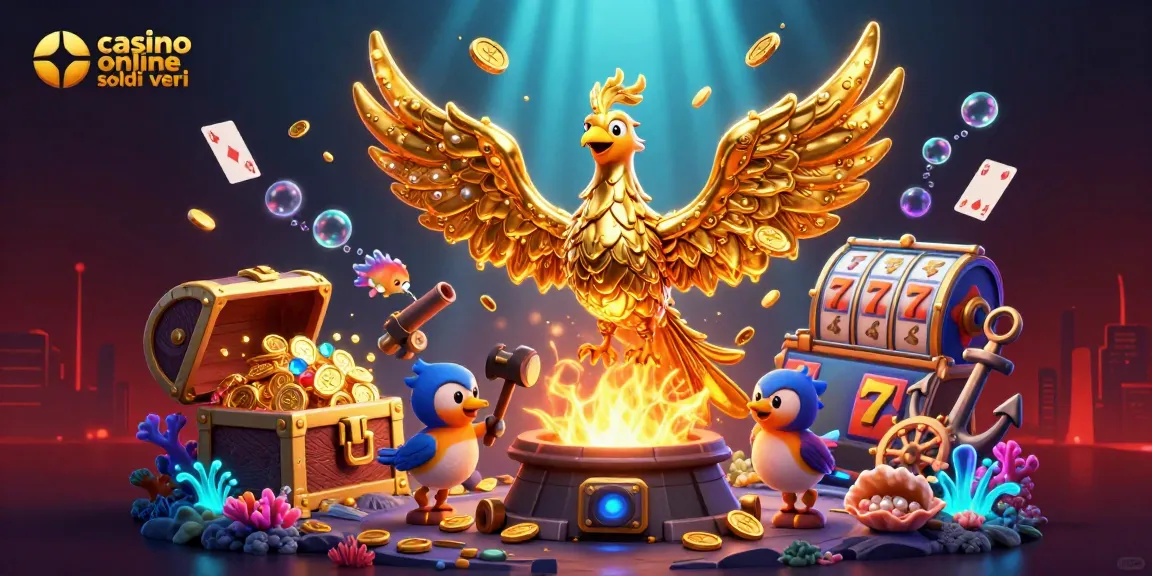Gioca nei migliori casinò online soldi veri con la magica fenice d'oro e tesori scintillanti.