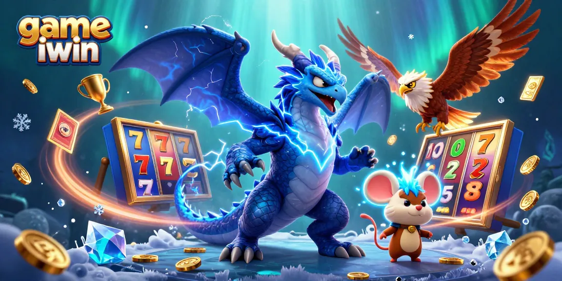 Engage with vibrant game iwin slots, showcasing dynamic characters and rich casino elements.