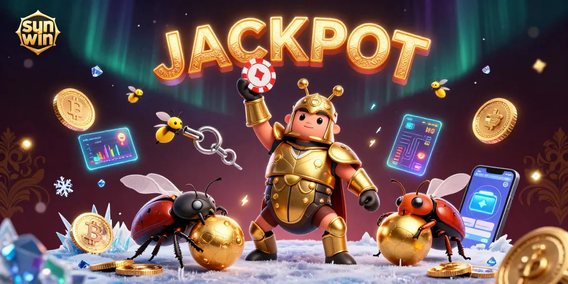 Participate in the thrilling sun win adventure with a heroic beetle winning at the casino!